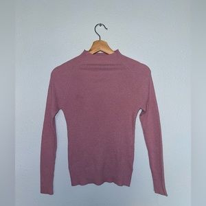 Pink Turtleneck Sweater